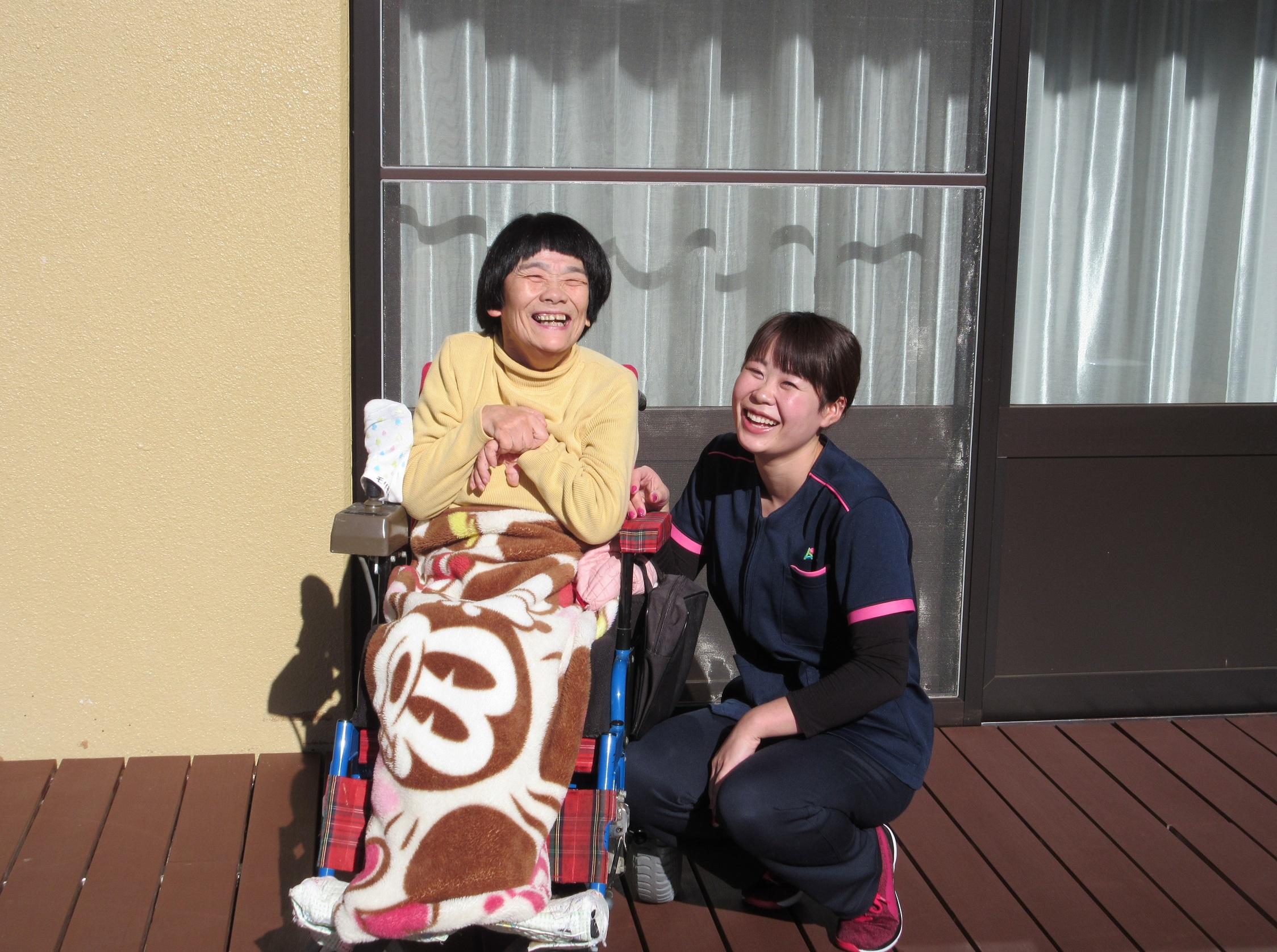 困っている利用者さんにほっこりした言葉がかけられる職員になりたい